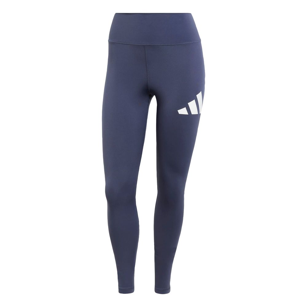 Foto 2 pulgar | Mallas Largas Train Essentials Logo Grande Corte Alto Adidas Azul Mujer