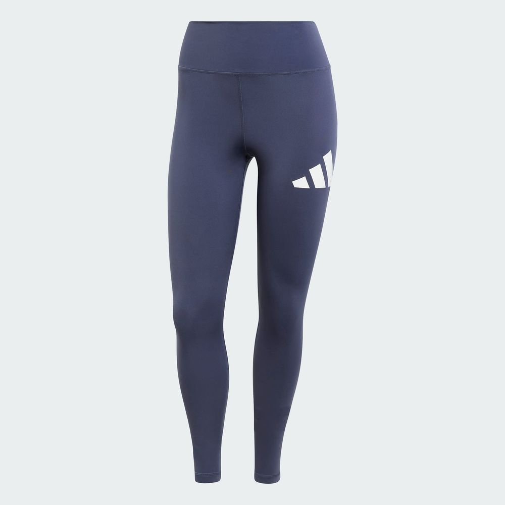 Foto 4 pulgar | Mallas Largas Train Essentials Logo Grande Corte Alto Adidas Azul Mujer