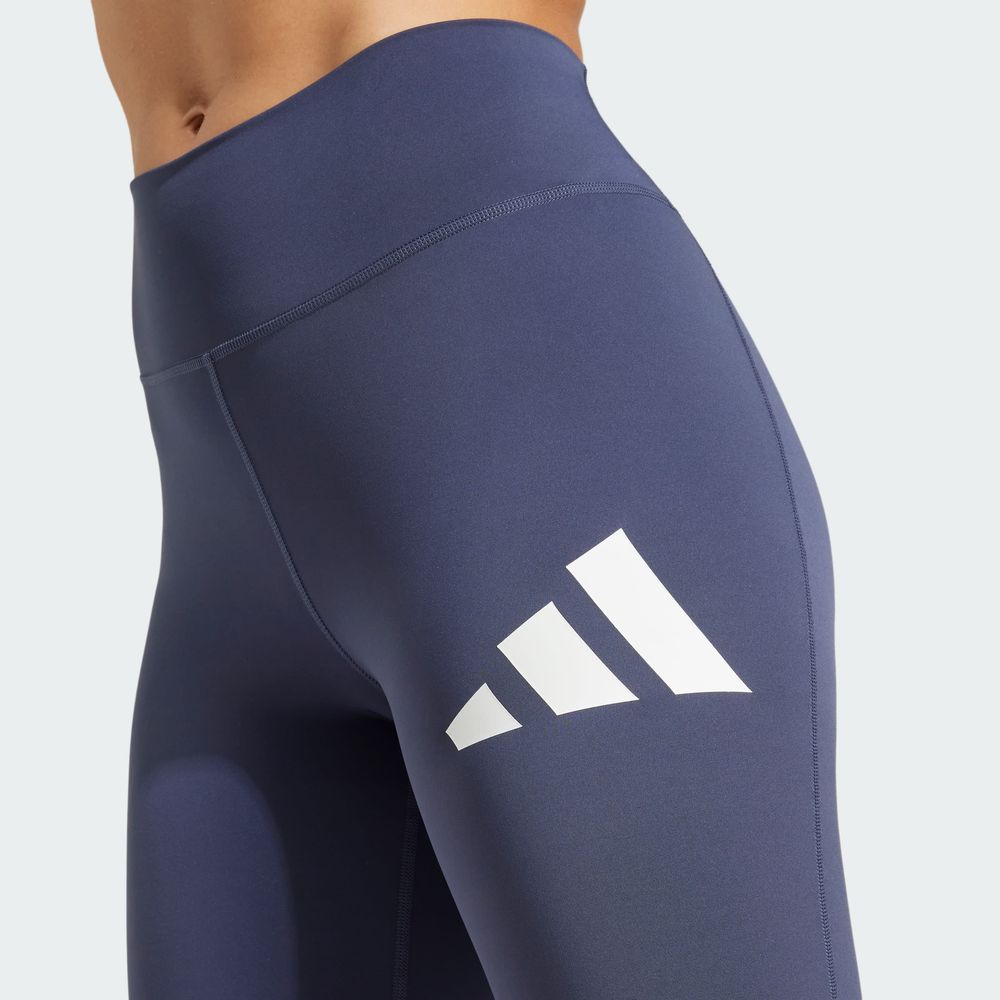 Foto 9 pulgar | Mallas Largas Train Essentials Logo Grande Corte Alto Adidas Azul Mujer