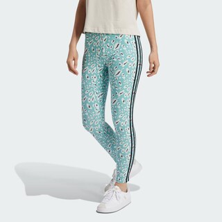 Foto 4 | Mallas Adidas Essentials 3 Franjas Animal Print Multicolor para Mujer