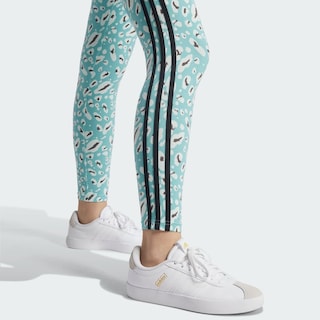 Foto 8 | Mallas Adidas Essentials 3 Franjas Animal Print Multicolor para Mujer