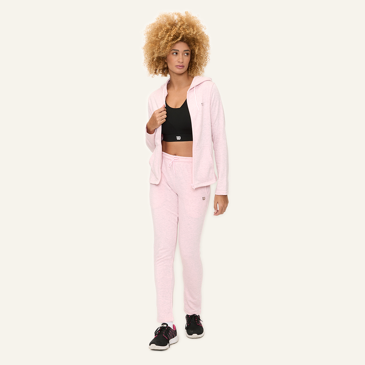 Foto 6 pulgar | Pants Wilson French Terry para Mujer