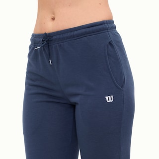 Foto 3 | Pants Wilson French Terry Comodo Azul Marino para Mujer