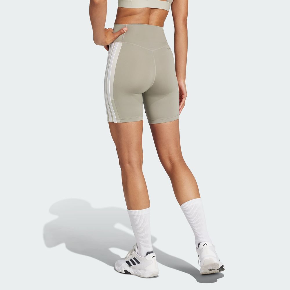 Foto 5 pulgar | Short para Ciclista Adidas We Cb Bike 7in Beige para Mujer