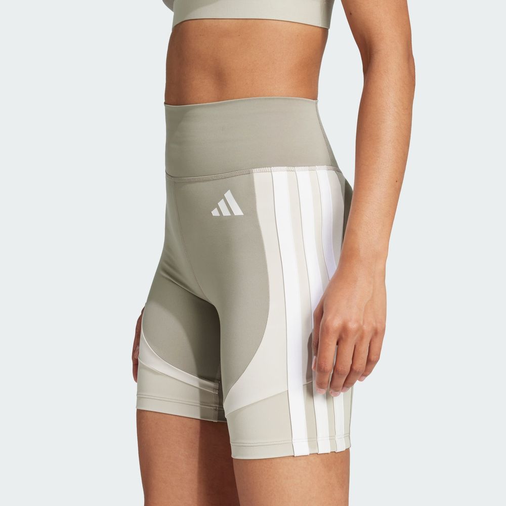 Foto 8 pulgar | Short para Ciclista Adidas We Cb Bike 7in Beige para Mujer