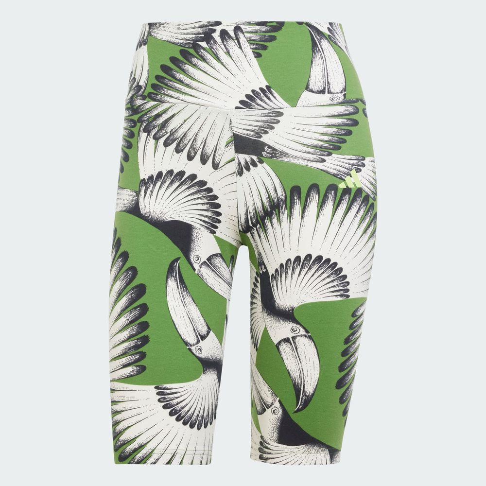 Foto 4 pulgar | Farm Bike Short Adidas Blanco Mujer