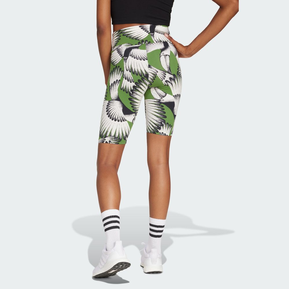 Foto 4 | Farm Bike Short Adidas Blanco Mujer