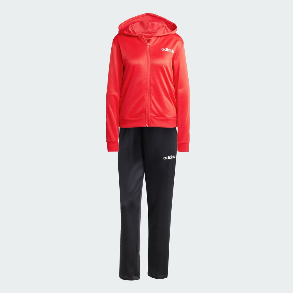 Foto 3 | W Linear Ts Adidas Rojo Mujer