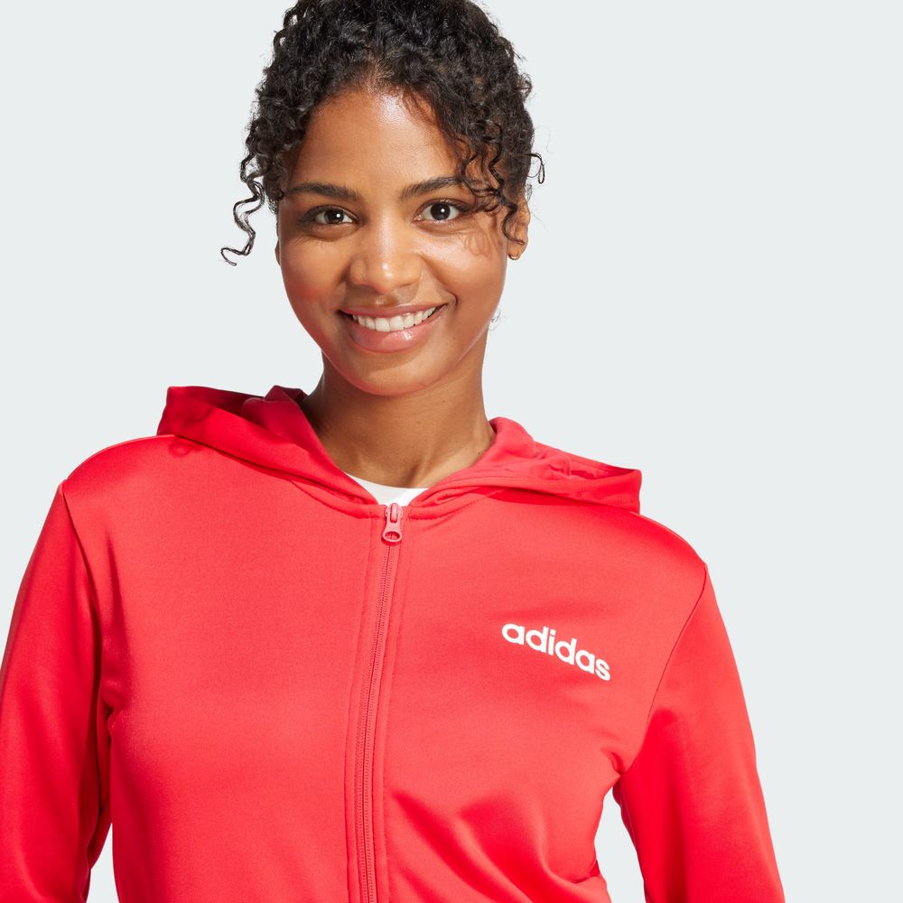 Foto 9 pulgar | W Linear Ts Adidas Rojo Mujer