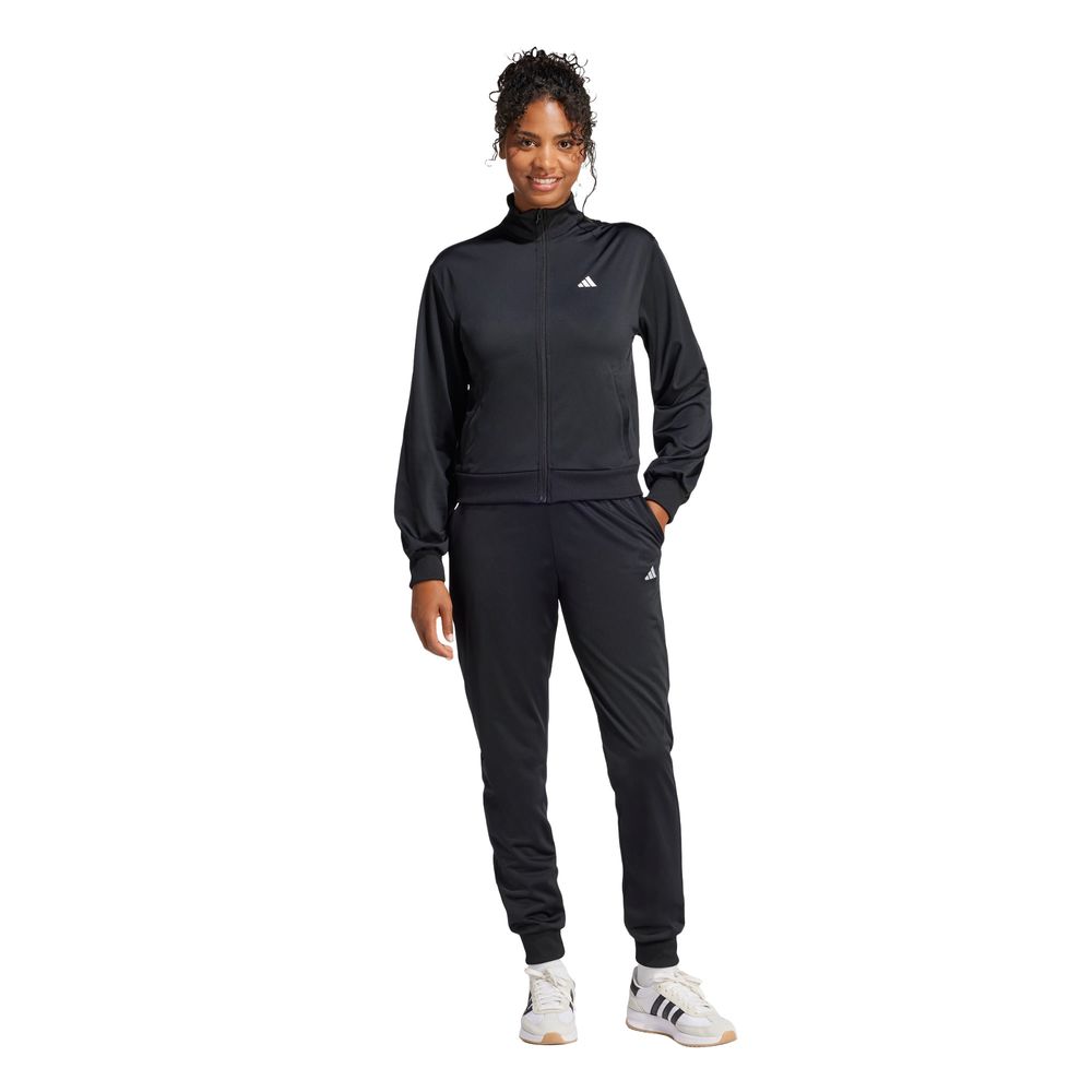 Foto 3 pulgar | Conjunto Essentials Feel Cozy Adidas Negro Mujer