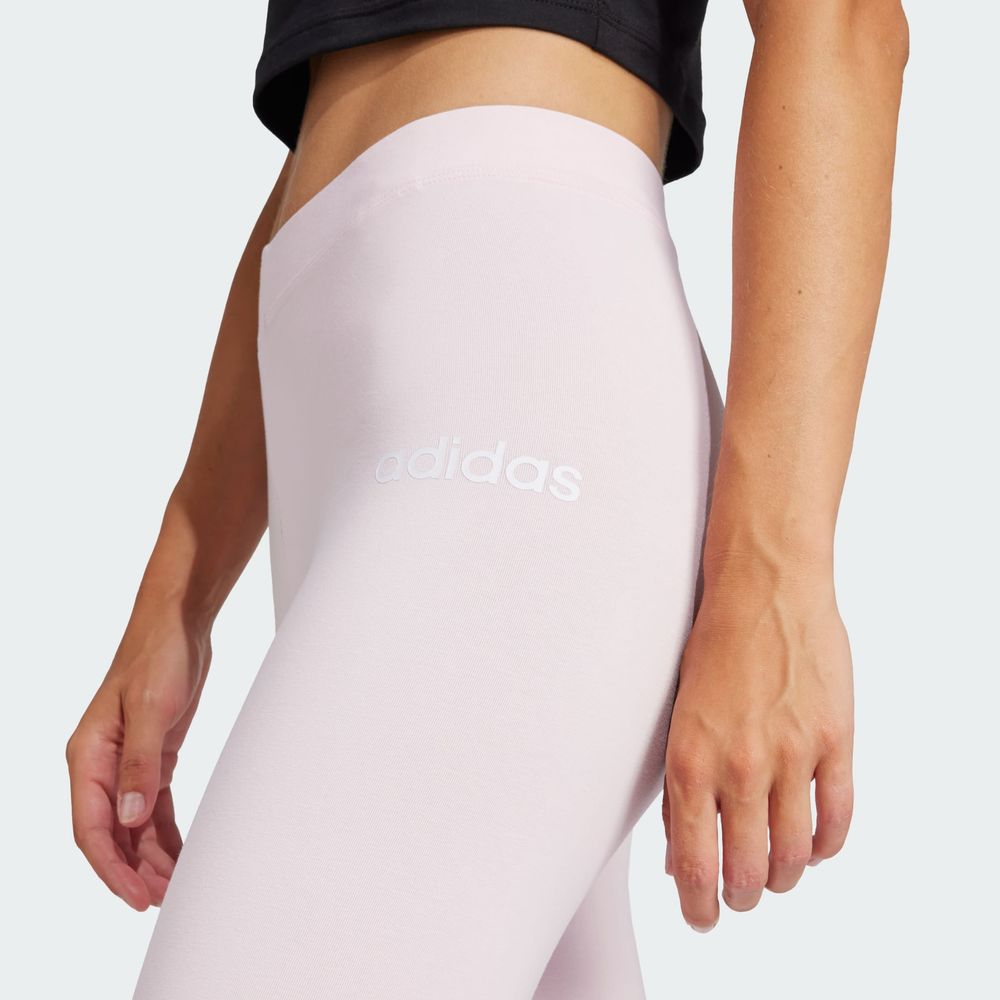 Foto 6 | Mallas Essentials Linear Cotton Adidas Rosa Mujer