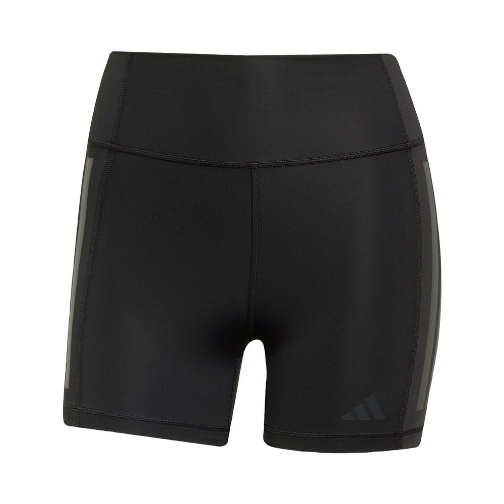 Foto 2 pulgar | Mallas Cortas 1/4 Optime 3 Franjas Corte Alto Adidas Negro Mujer
