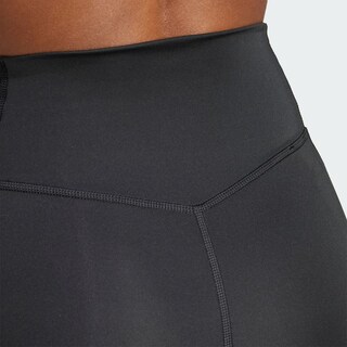 Foto 7 | Mallas Cortas 1/4 Optime 3 Franjas Corte Alto Adidas Negro Mujer