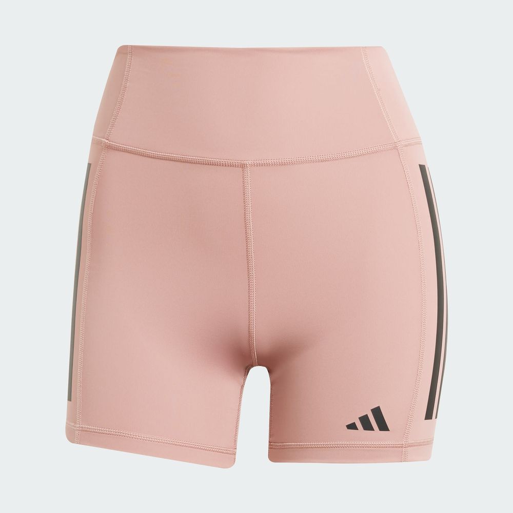 Foto 4 pulgar | Mallas Cortas 1/4 Optime 3 Franjas Adidas Rosa Mujer