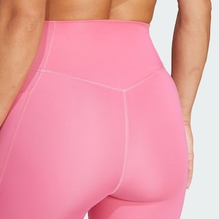 Foto 7 | Mallas Largas Optime Essentials Stash Pocket Adidas Rosa para Mujer