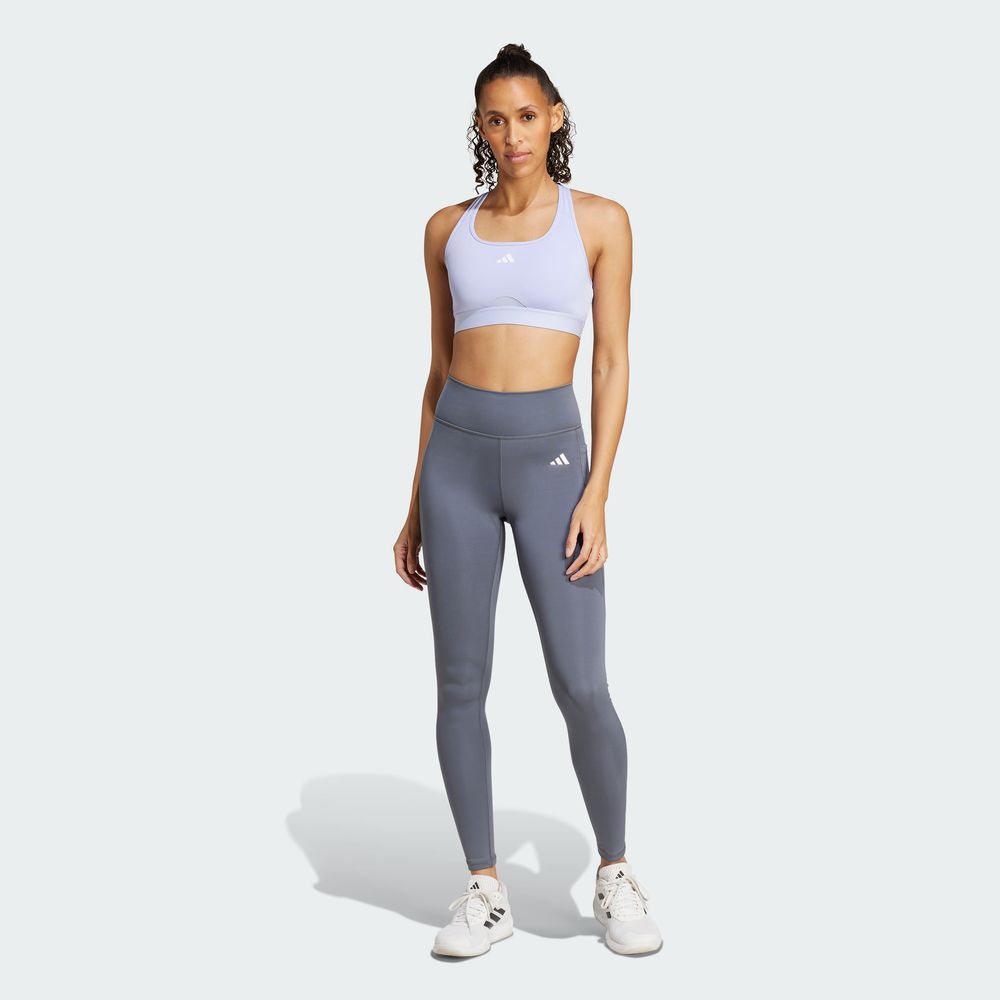 Foto 7 pulgar | Mallas Largo Completo Optime Essentials Stash Pocket Adidas Negro Mujer