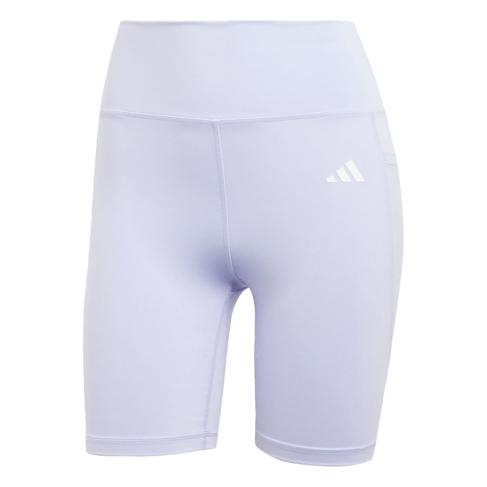 Mallas Cortas Optime Essentials Stash Pocket 7 Pulgadas Adidas Violeta Mujer