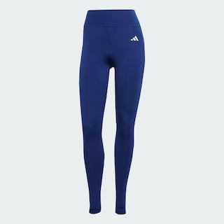 Foto 3 | Mallas Largas Optime Essentials Stash Pocket Adidas Azul para Mujer
