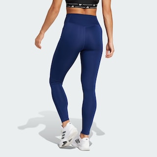 Foto 4 | Mallas Largas Optime Essentials Stash Pocket Adidas Azul para Mujer