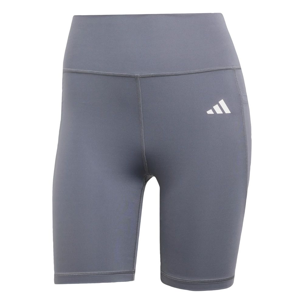 Foto 1 | Mallas Cortas Optime Essentials Stash Pocket 7 Pulgadas Adidas Negro Mujer