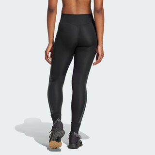 Foto 4 | Mallas Optime 3 Franjas Largo Completo Corte Alto Adidas Negras para Mujer