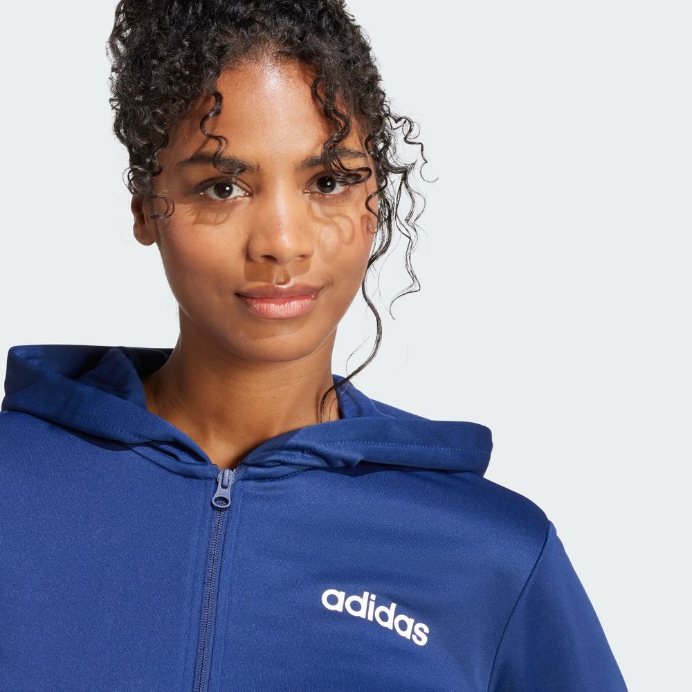 Foto 8 | W Linear Ts Adidas Azul Mujer