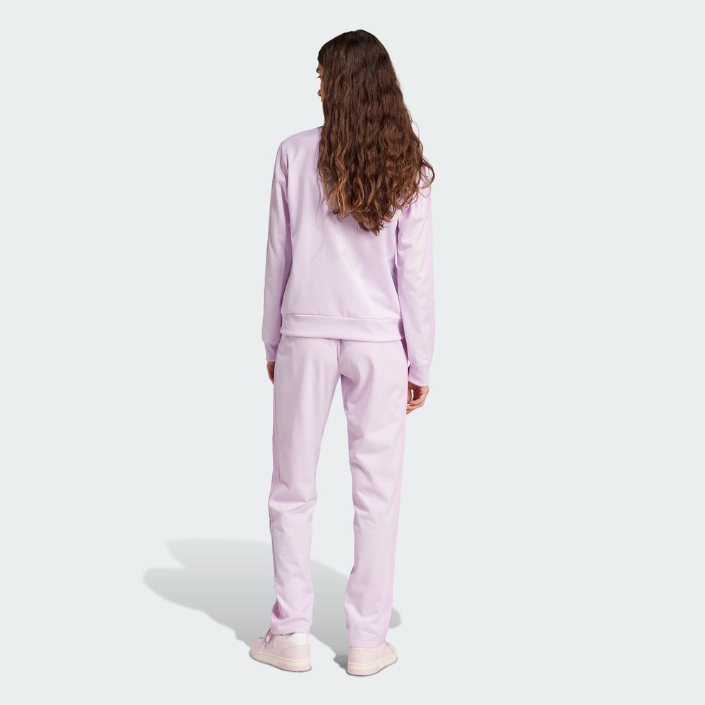 Foto 2 | Conjunto Deportivo Essentials 3 Rayas Adidas Violeta Mujer