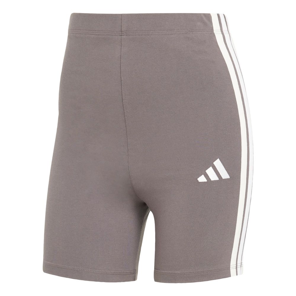 Biker Shorts Essentials 3 Franjas Corte Alto Adidas Multi Mujer