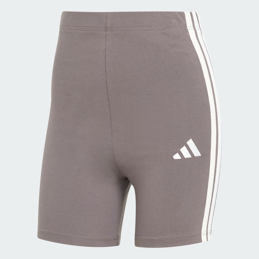 Foto 3 pulgar | Biker Shorts Essentials 3 Franjas Corte Alto Adidas Multi Mujer