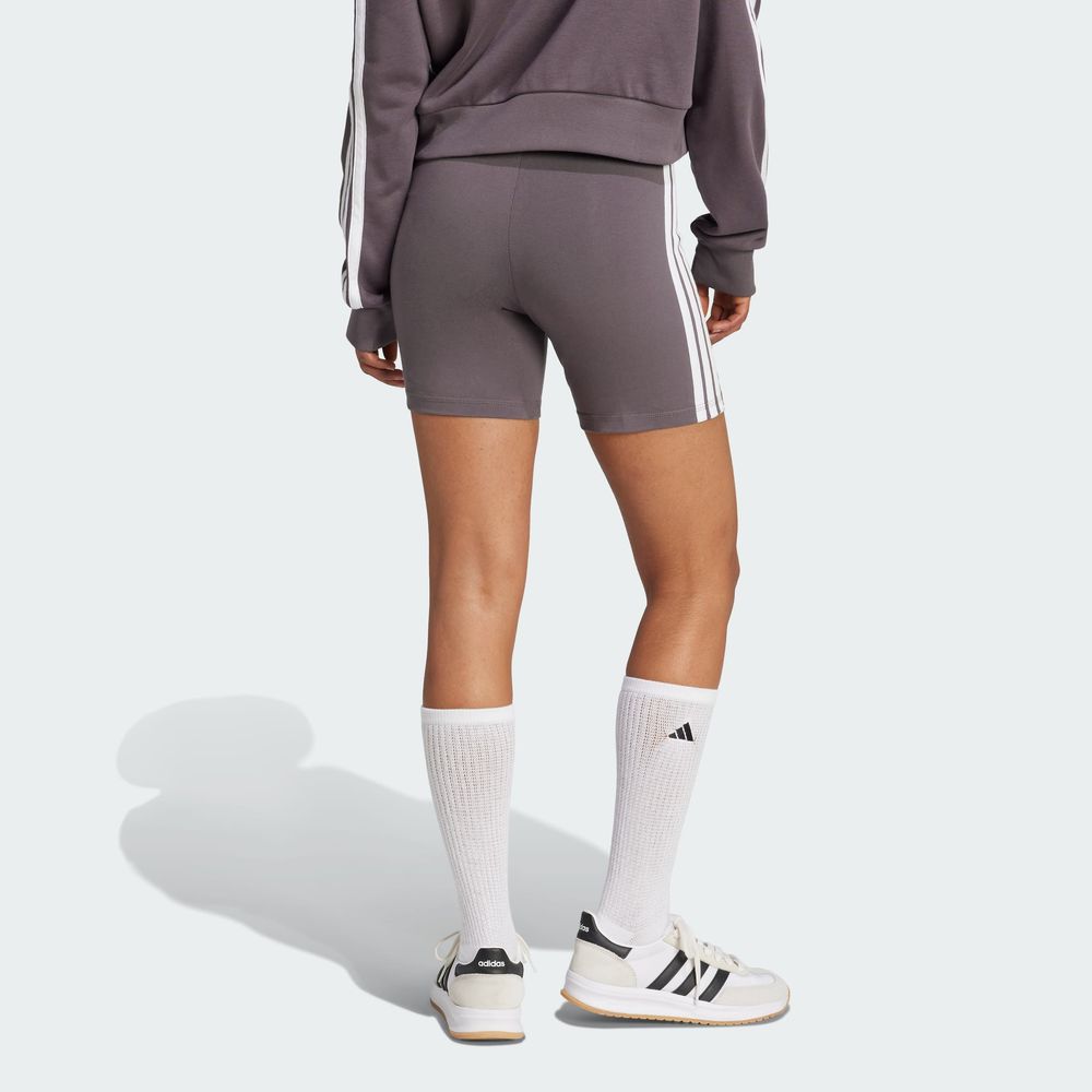 Foto 4 pulgar | Biker Shorts Essentials 3 Franjas Corte Alto Adidas Multi Mujer
