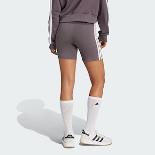 Foto 3 | Biker Shorts Essentials 3 Franjas Corte Alto Adidas Multi Mujer