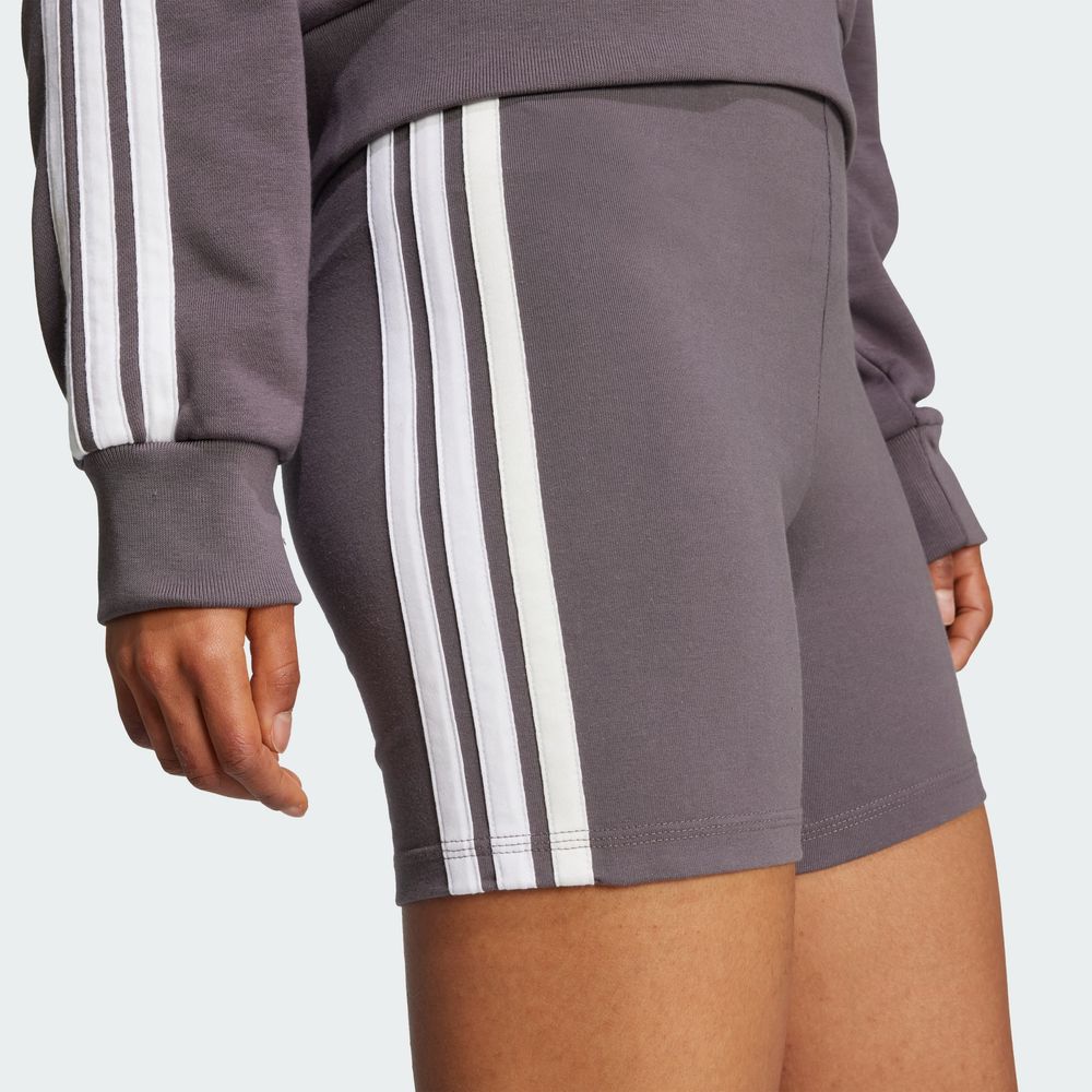 Foto 5 pulgar | Biker Shorts Essentials 3 Franjas Corte Alto Adidas Multi Mujer