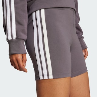 Foto 4 | Biker Shorts Essentials 3 Franjas Corte Alto Adidas Multi Mujer