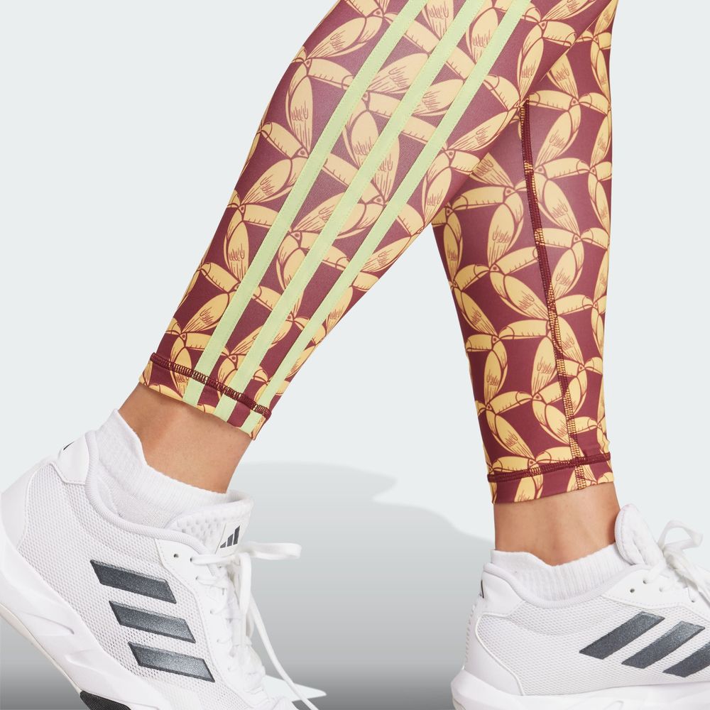 Foto 8 pulgar | Mallas Adidas X Farm Rio 7/8 Adidas Amarillo Mujer