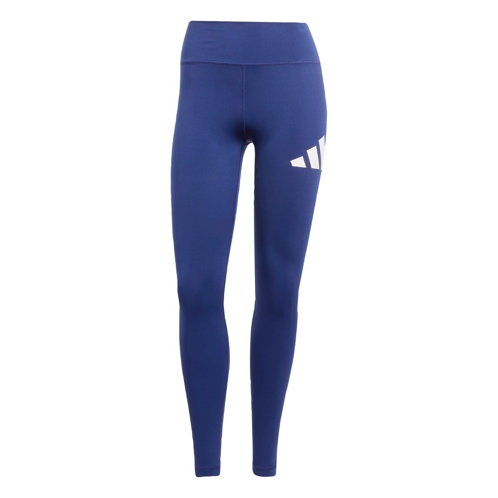 Foto 2 pulgar | Mallas Largas Train Essentials Logo Grande Corte Alto Adidas Azul Mujer