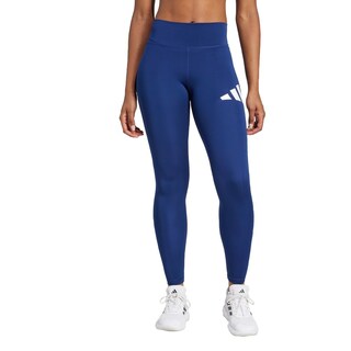 Foto 2 | Mallas Largas Train Essentials Logo Grande Corte Alto Adidas Azul Mujer