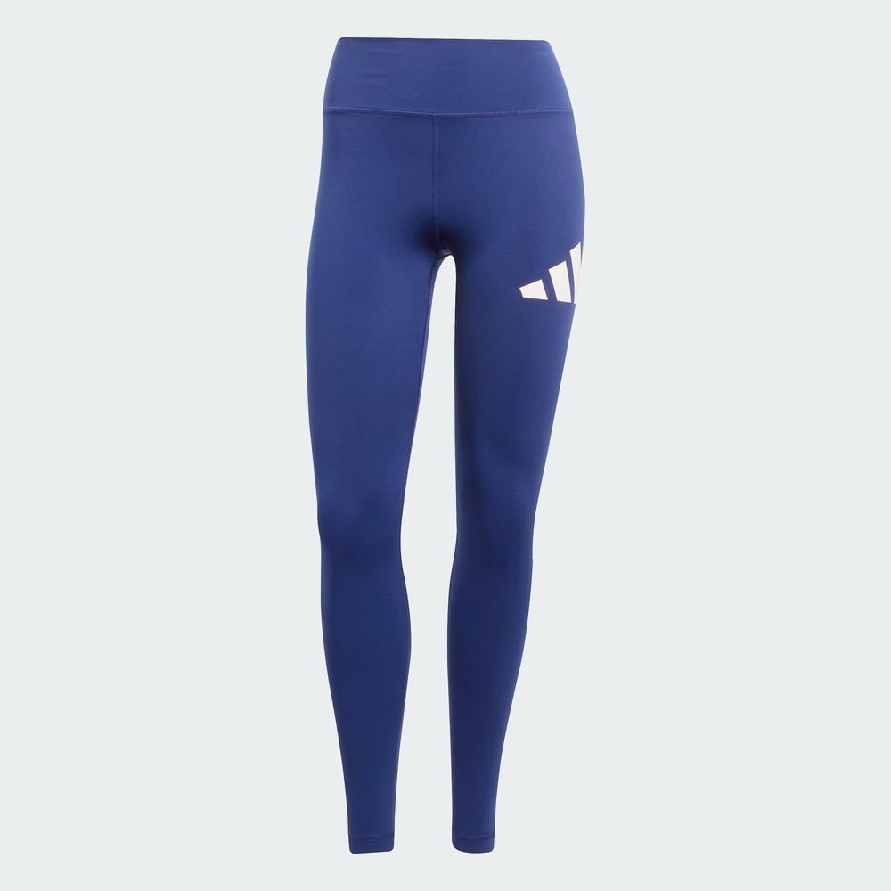 Foto 4 pulgar | Mallas Largas Train Essentials Logo Grande Corte Alto Adidas Azul Mujer