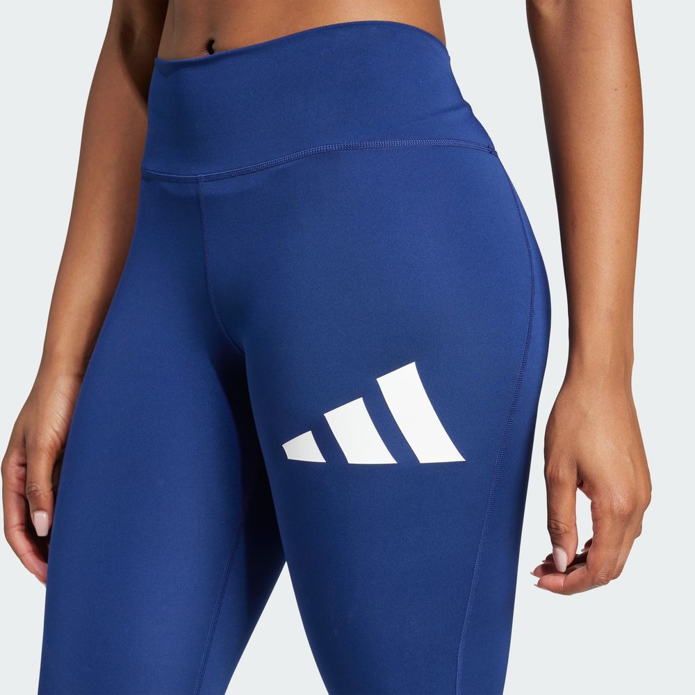 Foto 9 pulgar | Mallas Largas Train Essentials Logo Grande Corte Alto Adidas Azul Mujer