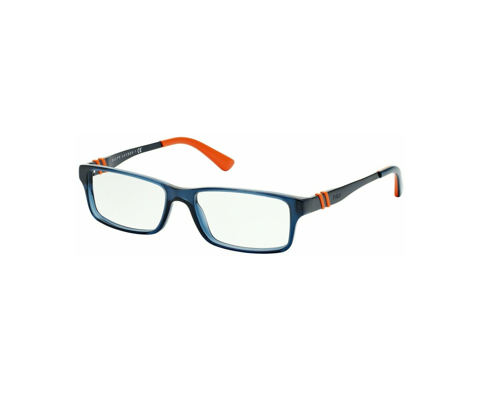 Lentes Oftálmicos Ralph Lauren Polo PH 2115 5469 color Azul Traslúcido Brillante