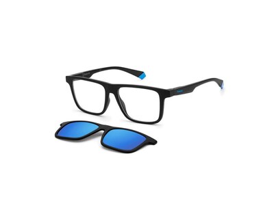 Foto 1 | Armazón Oftálmico Polaroid Pld 2131 0vk Negro Azul Con Clip