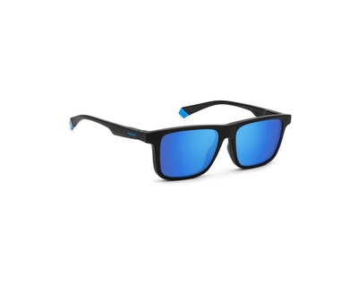 Foto 2 | Armazón Oftálmico Polaroid Pld 2131 0vk Negro Azul Con Clip
