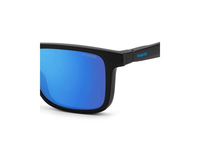 Foto 4 | Armazón Oftálmico Polaroid Pld 2131 0vk Negro Azul Con Clip