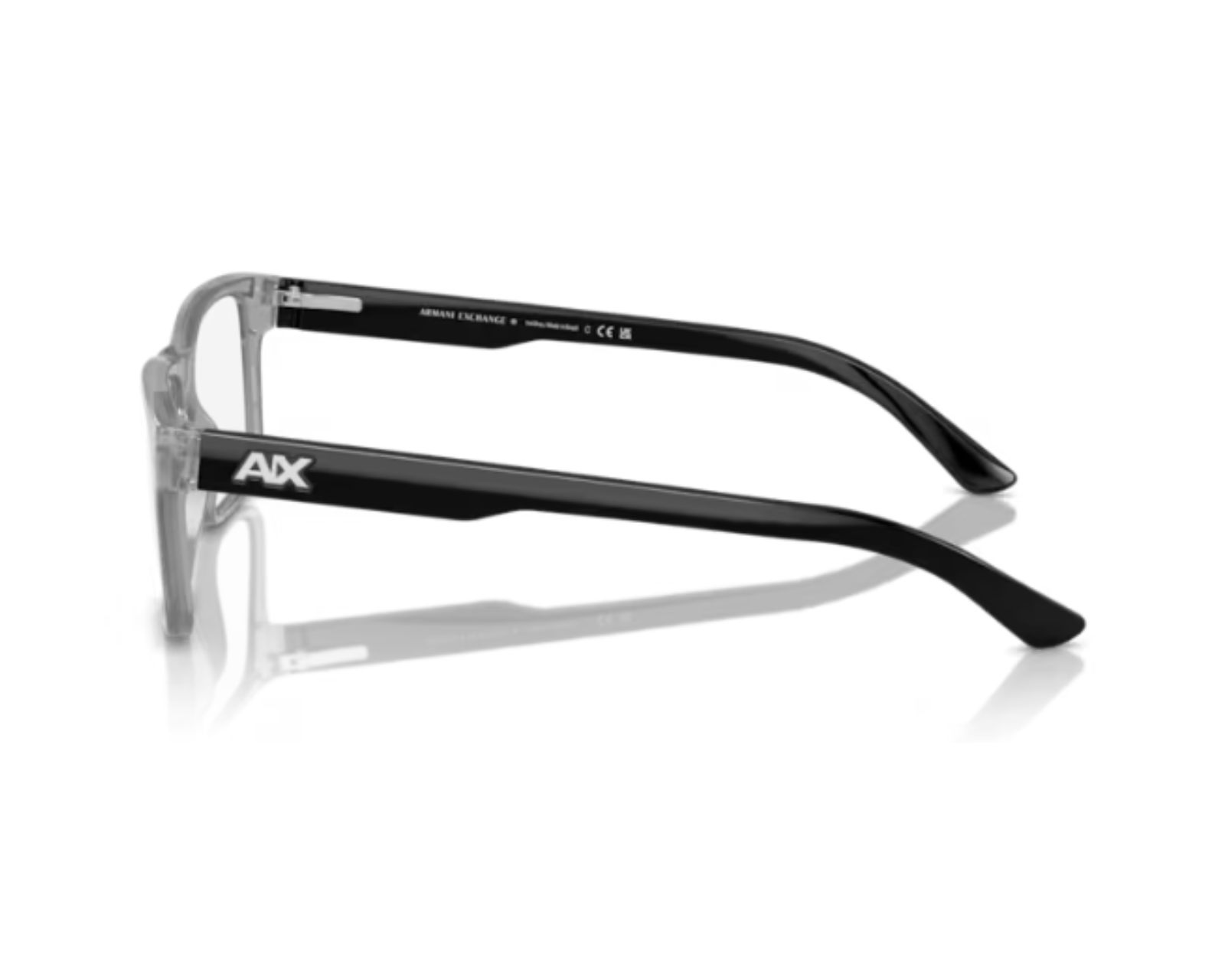 Foto 3 pulgar | Armani Exchange 0ax3016 8239 - Gris Traslúcido Brillante 53-17-145