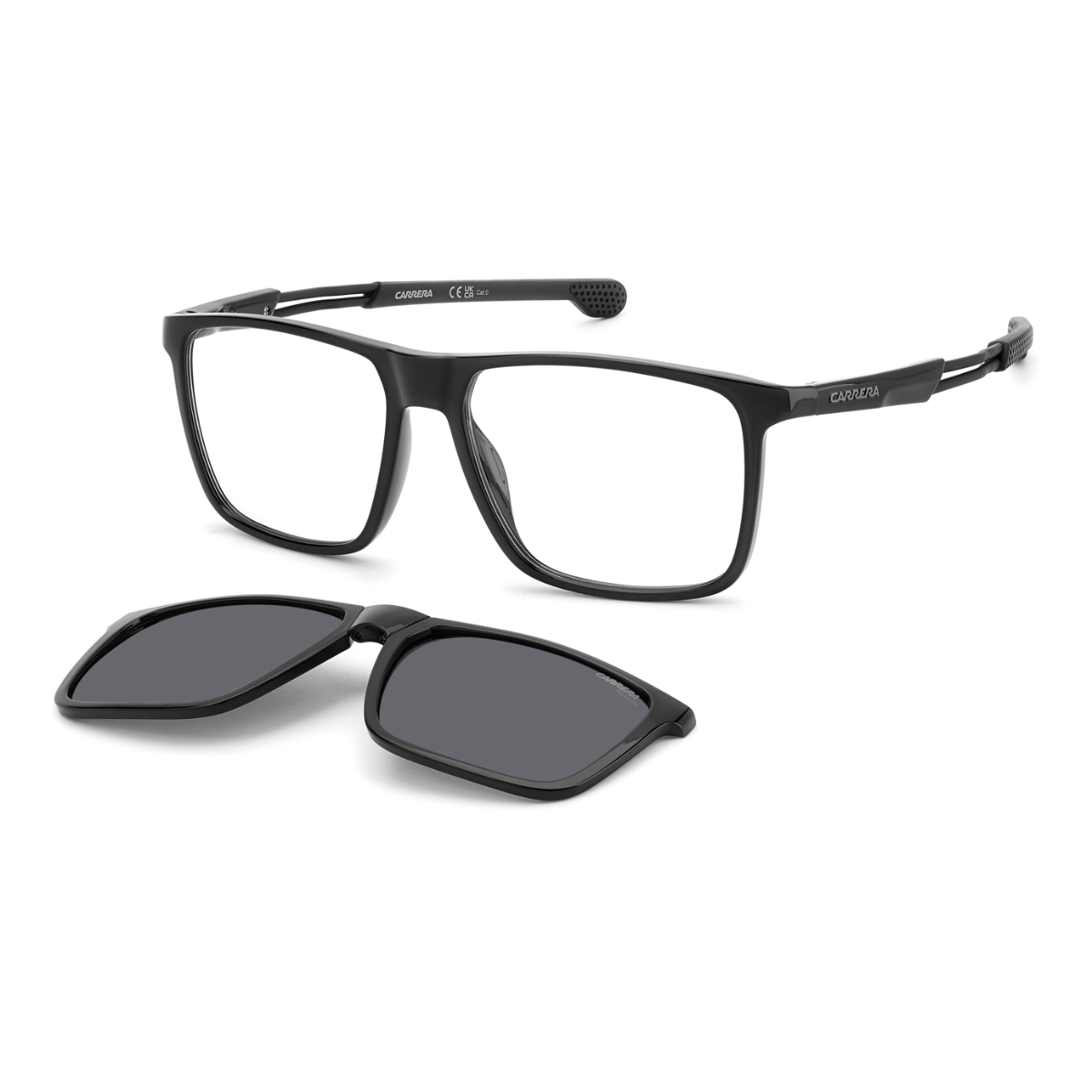 Foto 1 | Lentes Ópticos Con Clip-on Carrera 4020/cs Negro Polarizados Carrera