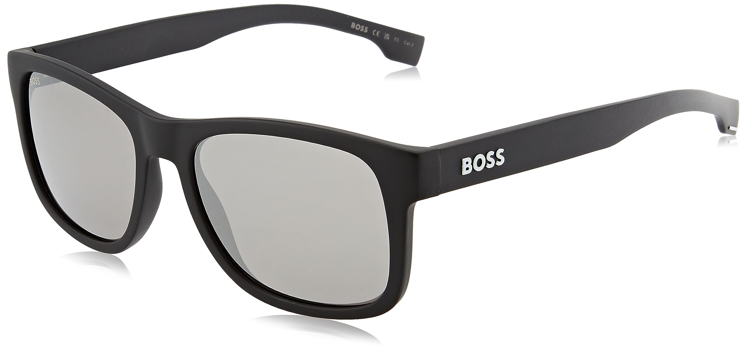 Foto 2 pulgar | Gafas De Sol Hugo Boss B1568s 003t4 Matte Black Silver Flash - Venta Internacional.