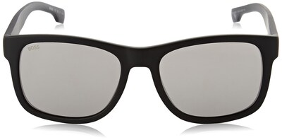 Foto 2 | Gafas De Sol Hugo Boss B1568s 003t4 Matte Black Silver Flash - Venta Internacional.