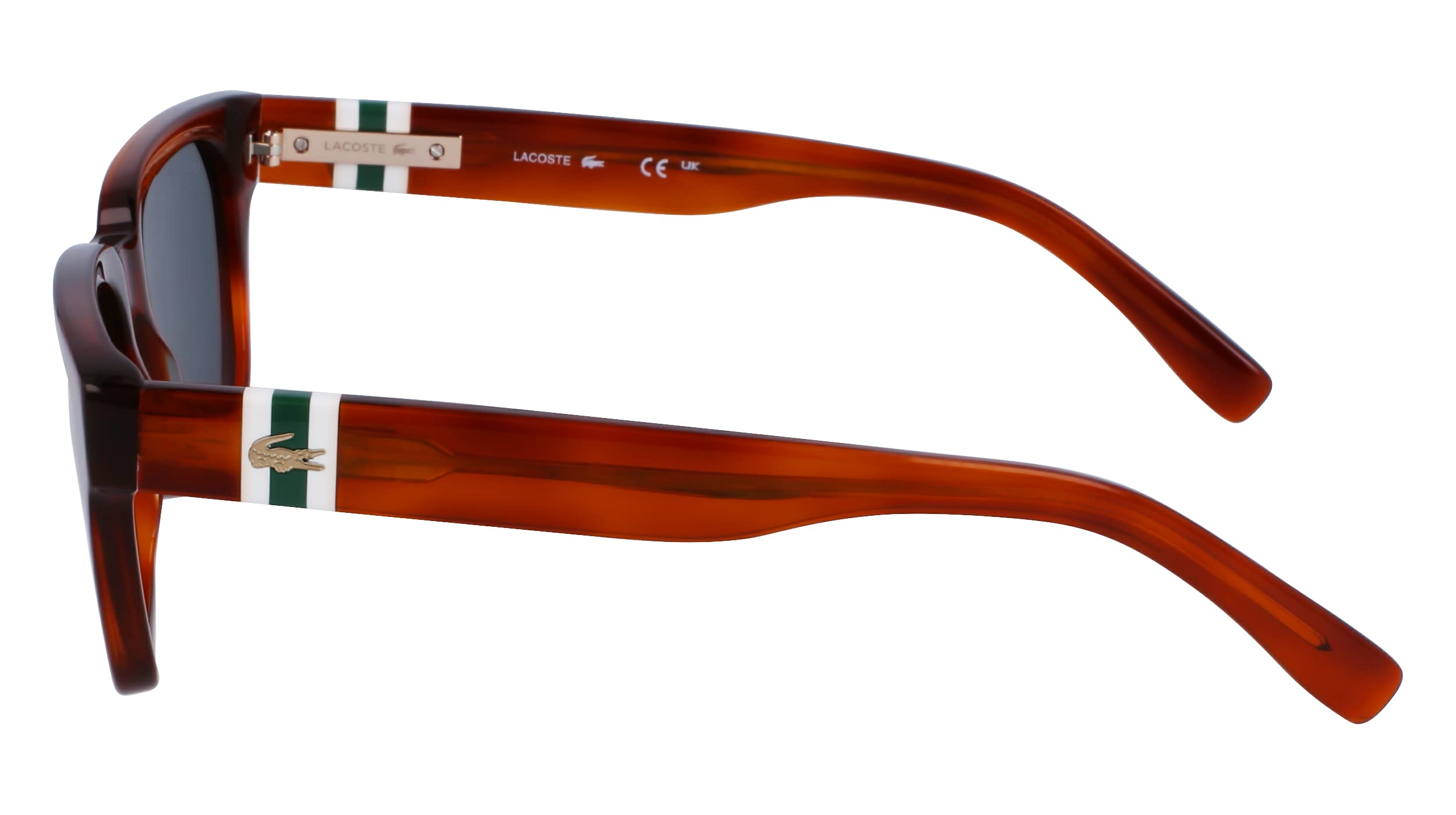 Foto 4 pulgar | Gafas De Sol Lacoste L6007s Blonde Havana/grey Shaded Para Hombre - Venta Internacional.