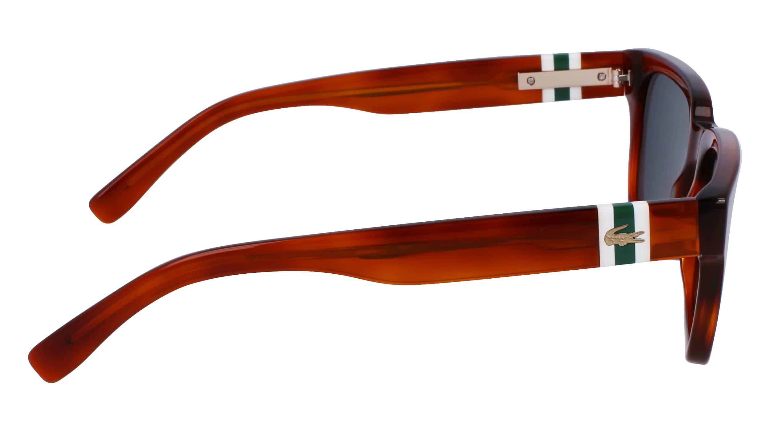 Foto 8 pulgar | Gafas De Sol Lacoste L6007s Blonde Havana/grey Shaded Para Hombre - Venta Internacional.