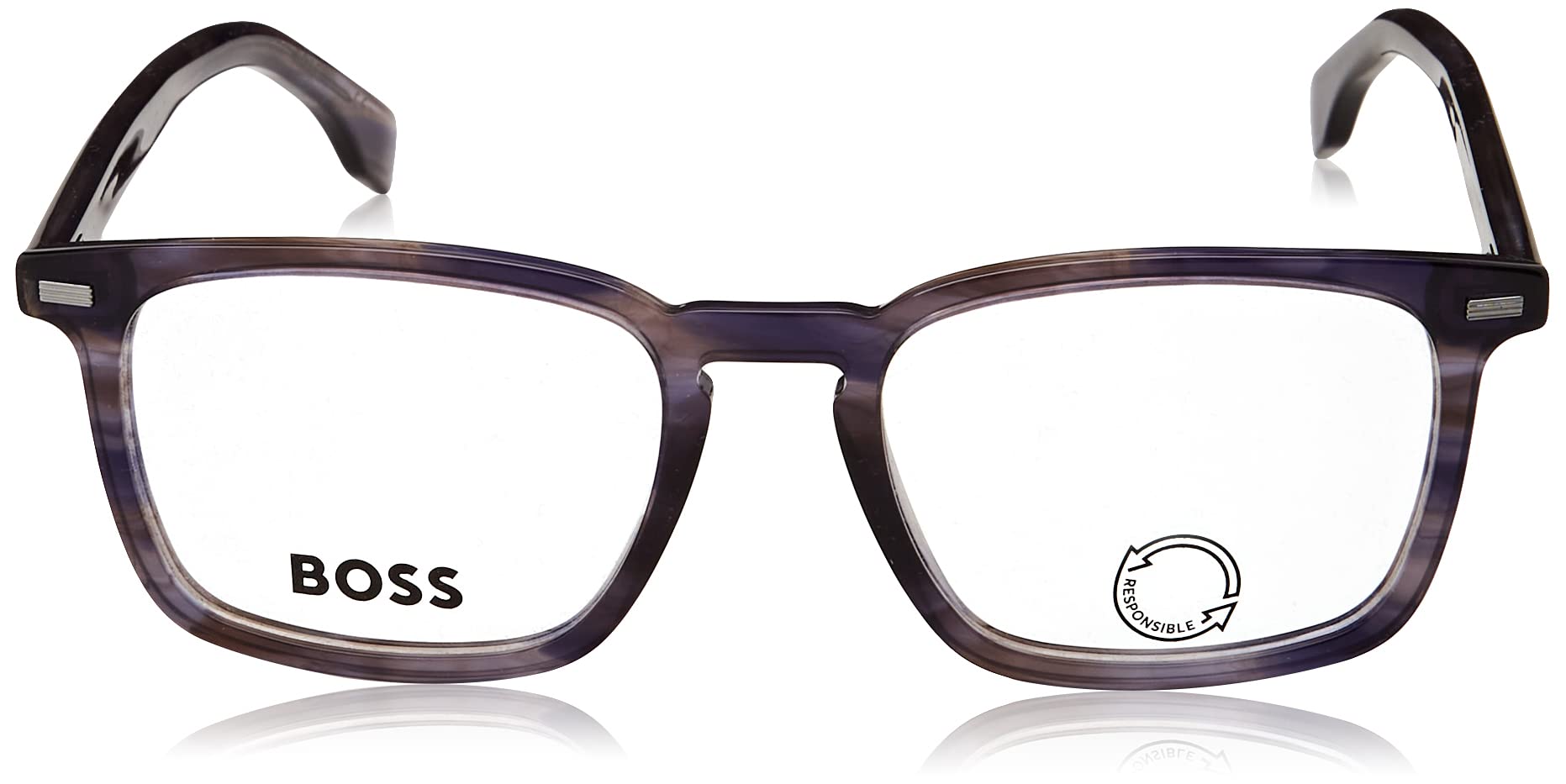 Foto 3 pulgar | Gafas De Vista Hugo Boss B1368 Jbw Blue Havana 53mm Para Hombre - Venta Internacional.