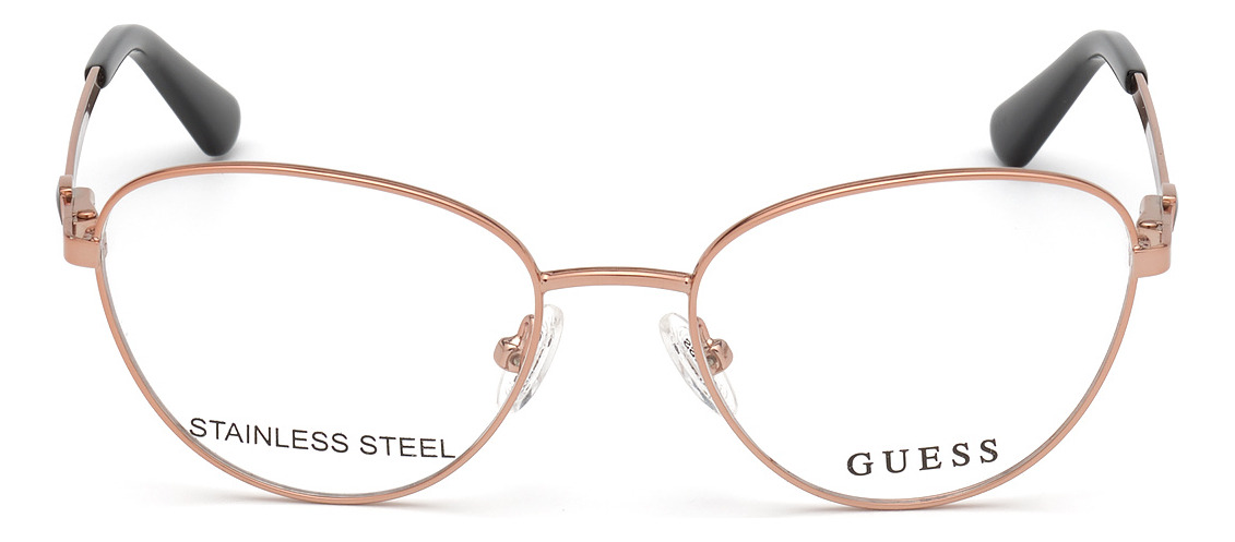 Foto 2 pulgar | Lentes Oftálmicos  Gu9193 Shiny Rose Gold Guess